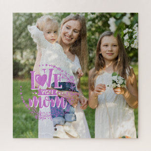 Benutzerdefiniertes Foto Liebe Sie Mama Jigsaw P Puzzle