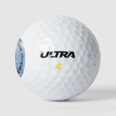 Benutzerdefiniertes Foto Liebe Sie zum Vater Ruff Golfball (Logo)