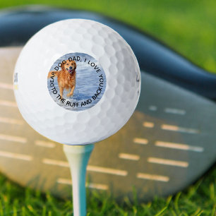 Benutzerdefiniertes Foto Liebe Sie zum Vater Ruff  Golfball
