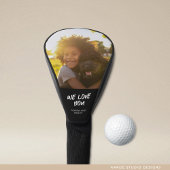 Benutzerdefiniertes Foto Liebe Text Golf Headcover