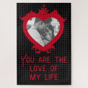 Benutzerdefiniertes Foto-Liebe-Valentinstag-Puzzle Puzzle