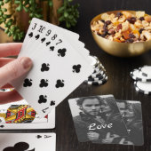 Benutzerdefiniertes Foto Liebesfreund Freundin Skr Spielkarten (In Situ)