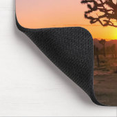 Benutzerdefiniertes Foto Lila Orange Sunset Joshua Mousepad (Ecke)