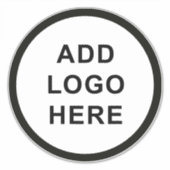 Benutzerdefiniertes Foto Logo Art Slogan erstellen Aufkleber (Vorderseite)