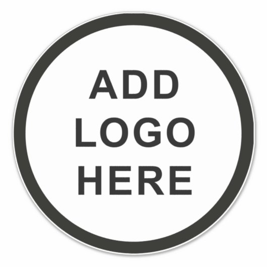 Benutzerdefiniertes Foto Logo Art Slogan erstellen Aufkleber (Vorderseite)