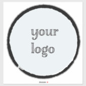 Benutzerdefiniertes Foto Logo erstellen Aufkleber (Blatt)