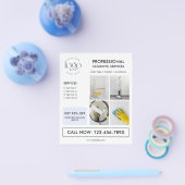 Benutzerdefiniertes Foto-Logo Modernes Business-Ma Flyer (Einzeln)