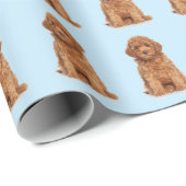 Benutzerdefiniertes Foto-Logo-Muster leuchten Geschenkpapier (Rolleneckpunkt)