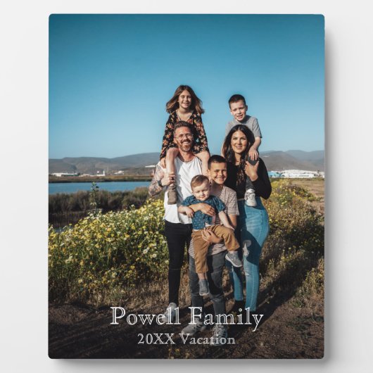 Benutzerdefiniertes Foto macht es einzigartig Fami Fotoplatte (Vorderseite)