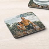 Benutzerdefiniertes Foto macht es einzigartig Fami Getränkeuntersetzer (Linke Seite)