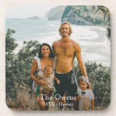 Benutzerdefiniertes Foto macht es einzigartig Fami Getränkeuntersetzer (Vorderseite)