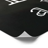 Benutzerdefiniertes Foto macht es einzigartig Foto Poster (Ecke)