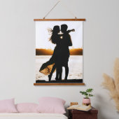 Benutzerdefiniertes Foto macht es einzigartig. Wandteppich Mit Holzrahmen (Schlafzimmer)