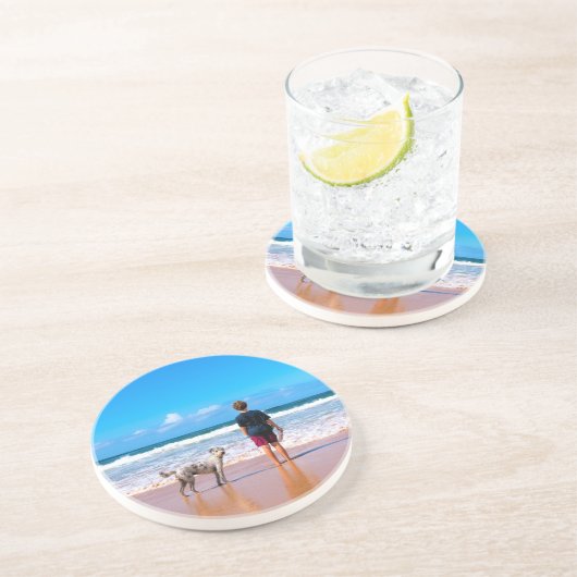 Benutzerdefiniertes Foto macht Ihren eigenen Desig Getränkeuntersetzer (Seite)