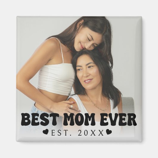 Benutzerdefiniertes Foto Magnet für beste Mama ode (Vorne)