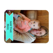 Benutzerdefiniertes Foto-Magnet Hinzufügen von Tex Magnet (Horizontal)