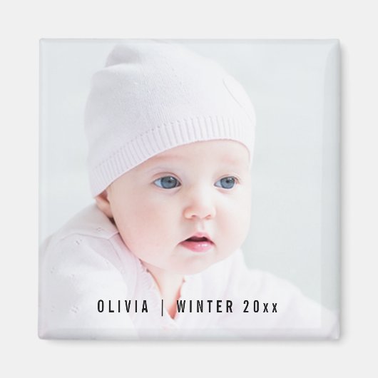 Benutzerdefiniertes Foto-Magnet | Optionale Textüb Magnet (Vorne)