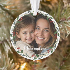 Benutzerdefiniertes Foto | Mama und ich Geschenk | Ornament