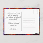 Benutzerdefiniertes Foto 💚 💜 Mardi Gras Magic Postkarte (Rückseite)