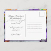 Benutzerdefiniertes Foto 💚 💜 Mardi Gras Magic Postkarte (Rückseite)