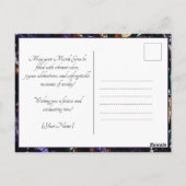 Benutzerdefiniertes Foto 💚 💜 Mardi Gras Magic Postkarte (Rückseite)