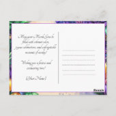 Benutzerdefiniertes Foto 💚 💜 Mardi Gras Magic Postkarte (Rückseite)