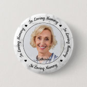 Benutzerdefiniertes Foto-Marmor in einem Memorial Button (Vorderseite)