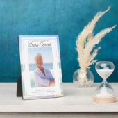 Benutzerdefiniertes Foto-Memorial für das Verliebe Fotoplatte (Seite)