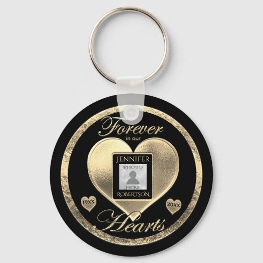 Benutzerdefiniertes Foto-Memorial für den liebende Schlüsselanhänger (Vorderseite)