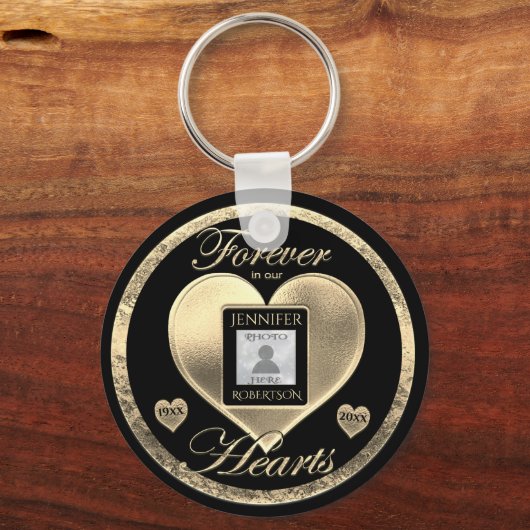 Benutzerdefiniertes Foto-Memorial für den liebende Schlüsselanhänger (Rückseite)