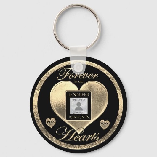 Benutzerdefiniertes Foto-Memorial für den liebende Schlüsselanhänger (Rückseite)