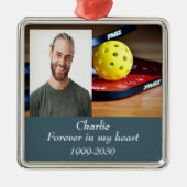 Benutzerdefiniertes Foto Memorial Keepake für imme Ornament Aus Metall (Vorne)