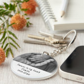 Benutzerdefiniertes Foto Memorial Keepake Pet Dog  Schlüsselanhänger (Vorderseite rechts)