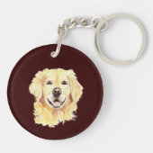 Benutzerdefiniertes Foto Memorial Keepake Pet Dog  Schlüsselanhänger (Rückseite)