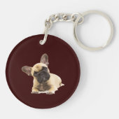 Benutzerdefiniertes Foto Memorial Keepake Pet Dog  Schlüsselanhänger (Rückseite)