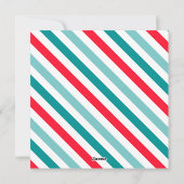 Benutzerdefiniertes Foto "Merry and Bright" Feiertagskarte (Rückseite)