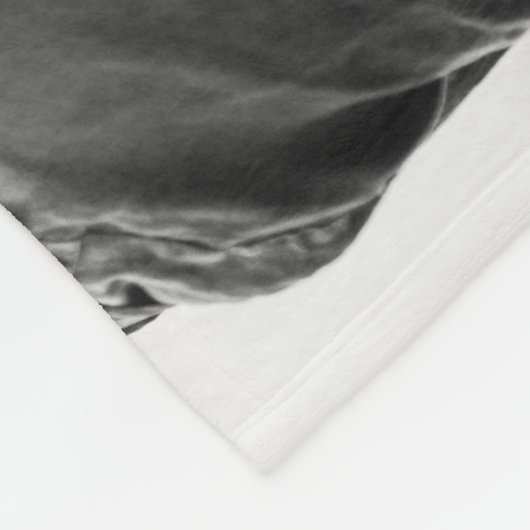 Benutzerdefiniertes Foto Minimalistischer Kalligra Fleecedecke (Ecke)