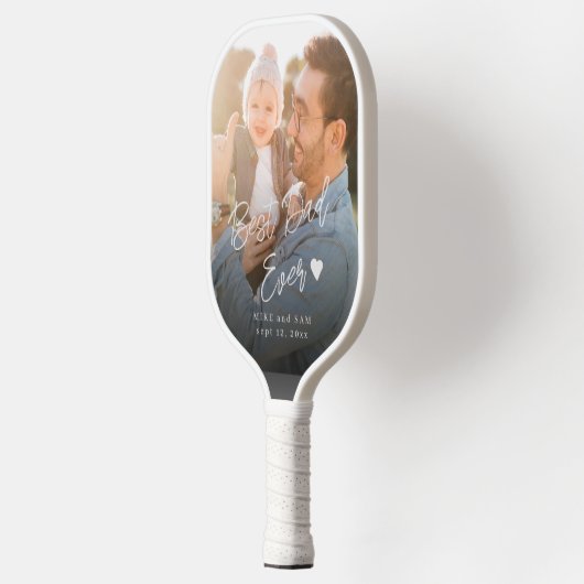 Benutzerdefiniertes Foto mit dem besten Namen eine Pickleball Schläger (Links)