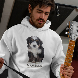 Benutzerdefiniertes Foto mit dem Namen Ihres Hunde Hoodie