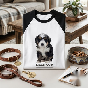 Benutzerdefiniertes Foto mit dem Namen Ihres Hunde T-Shirt