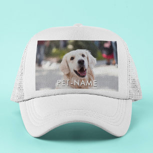 Benutzerdefiniertes Foto mit dem Namen Ihres Hunde Truckerkappe