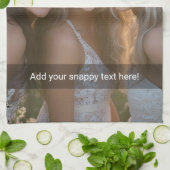 Benutzerdefiniertes Foto mit der eigenen Snap-Chat Geschirrtuch (Gefaltet)