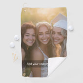 Benutzerdefiniertes Foto mit der eigenen Snap-Chat Golfhandtuch (Insitu)