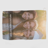 Benutzerdefiniertes Foto mit der eigenen Snap-Chat Golfhandtuch (Horizontal)