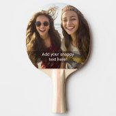 Benutzerdefiniertes Foto mit der eigenen Snap-Chat Tischtennis Schläger (Vorderseite)