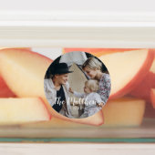 Benutzerdefiniertes Foto mit Familienname Etiketten (Befestigt)