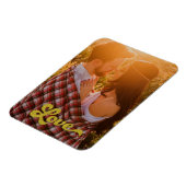 Benutzerdefiniertes Foto mit goldener Liebe Magnet (Linke Seite)