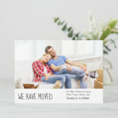 Benutzerdefiniertes Foto mit Ihren Namen und Ihrer Ankündigung (Stehend Vorderseite)