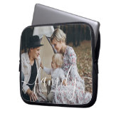 Benutzerdefiniertes Foto mit individuelle Name Laptopschutzhülle (Vorderseite Links)