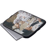 Benutzerdefiniertes Foto mit individuelle Name Laptopschutzhülle (Vorne Knopf)